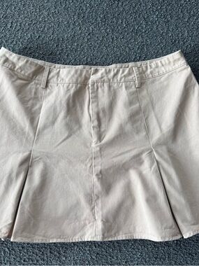 Public Desire Stone Pleated Mini Skirt - Size 14 (UK)